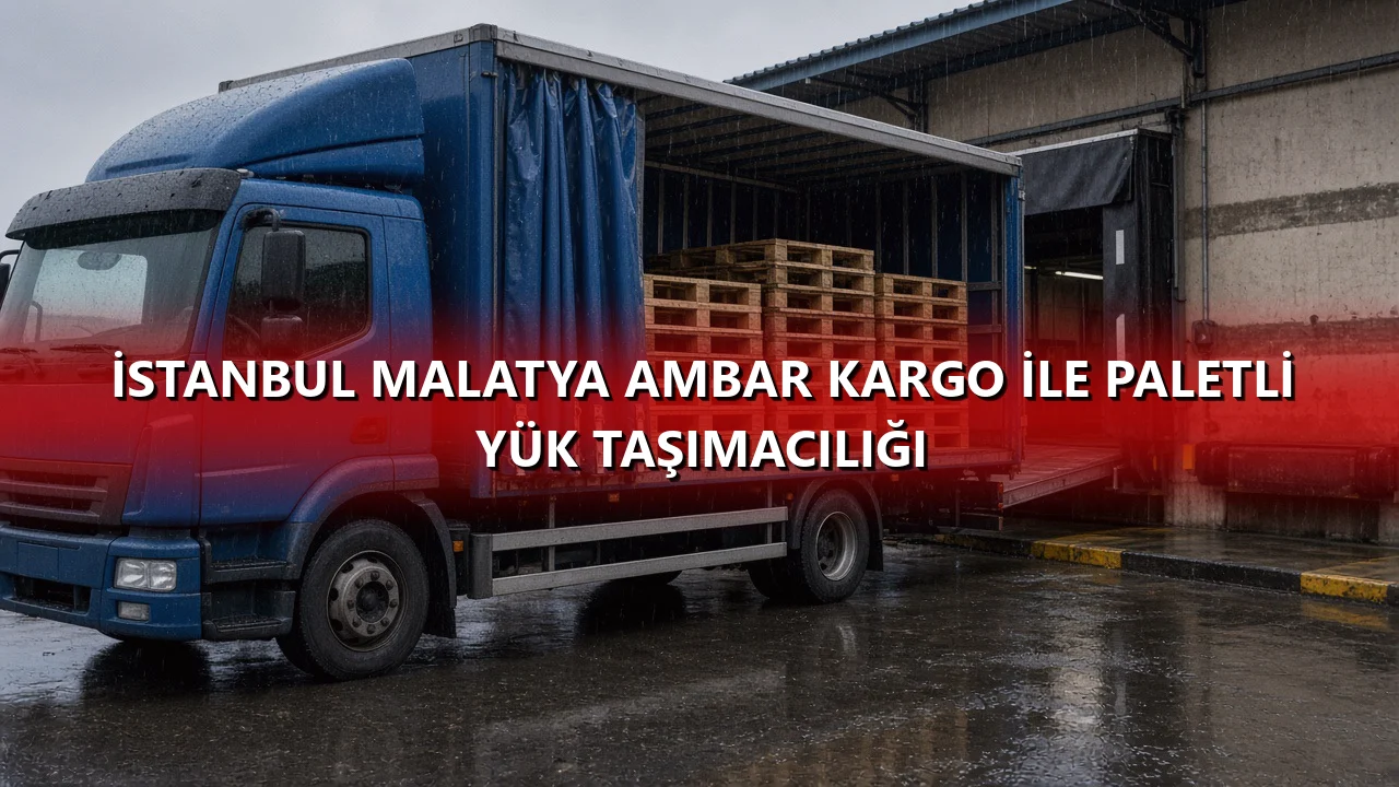 İstanbul Malatya Ambar Kargo İle Paletli Yük Taşımacılığı