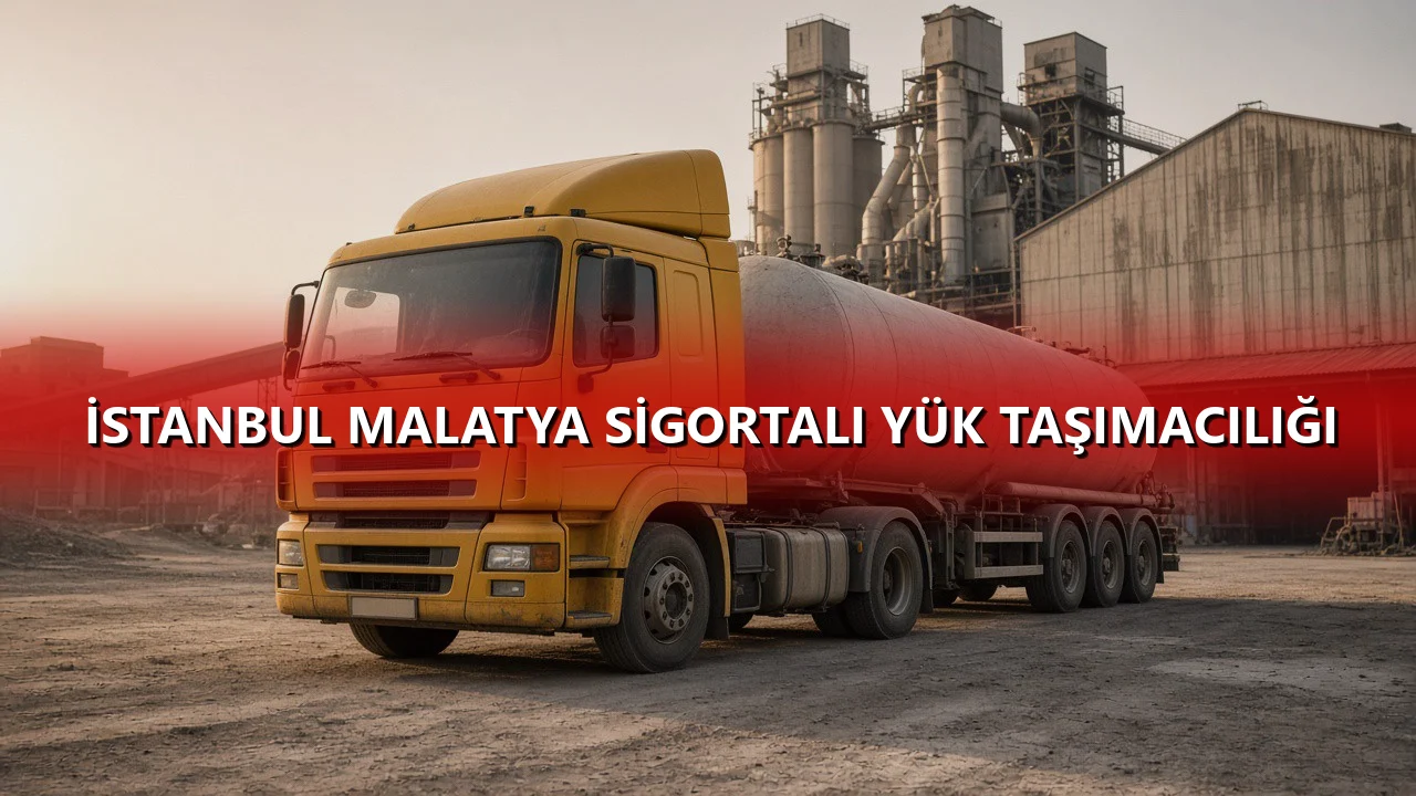 İstanbul Malatya Sigortalı Yük Taşımacılığı